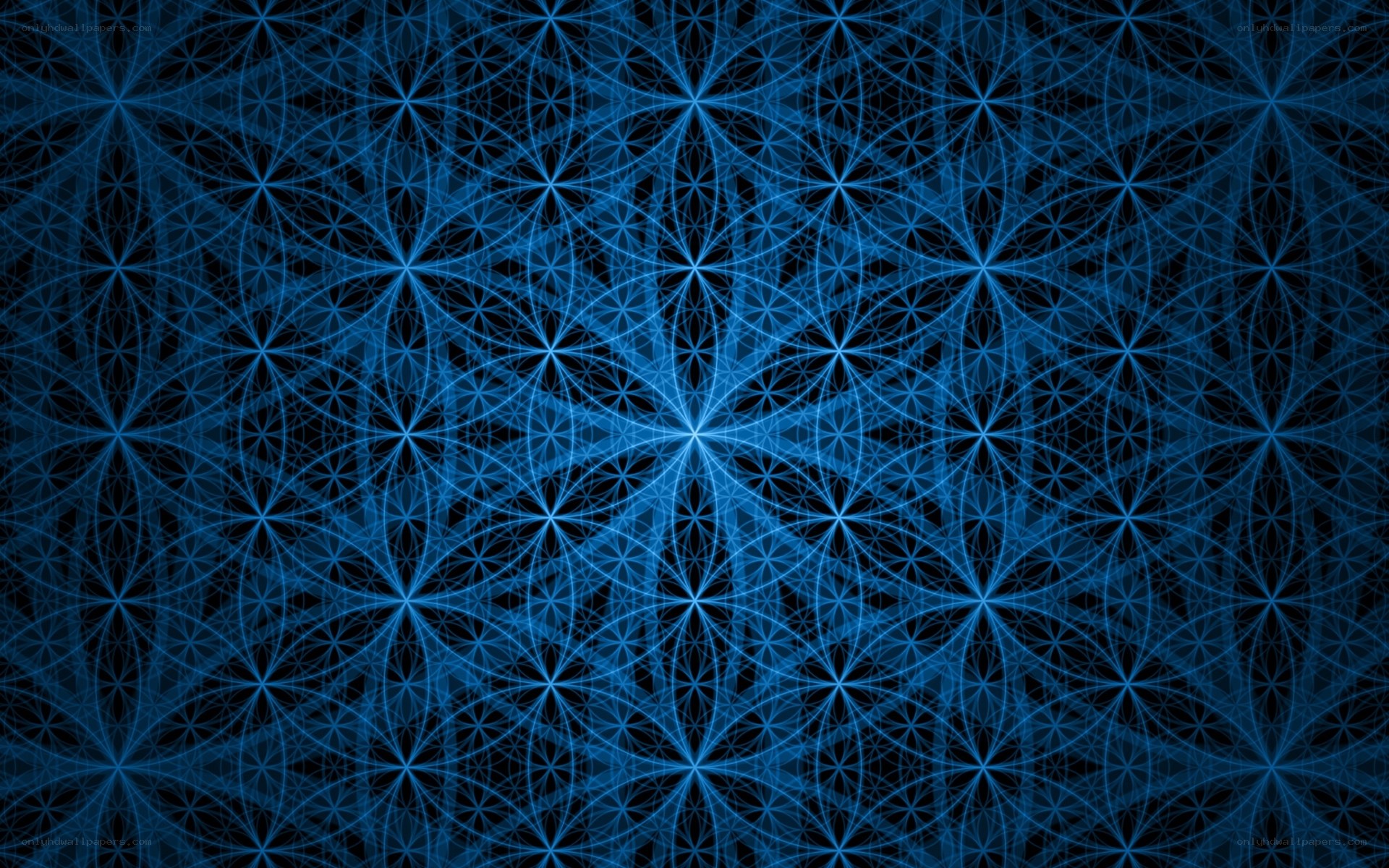 blue geometric pattern
