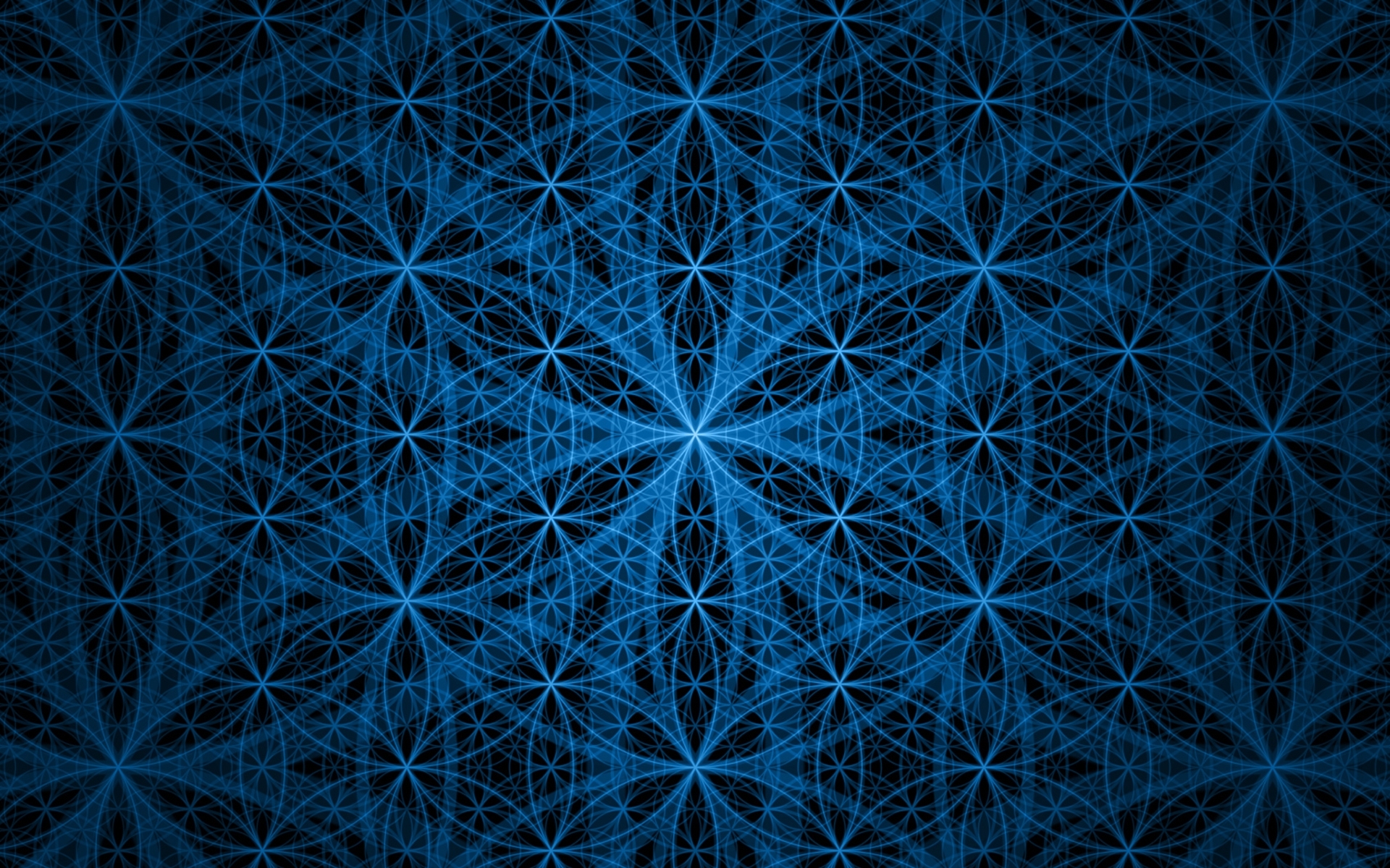 blue geometric pattern