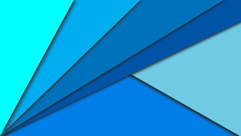 Blue Geometric Shapes — Calm, Abstract, Diagonal Lines, Shadows