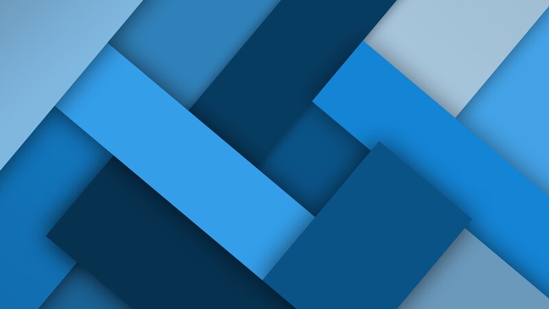 Blue Geometric Shapes — Calm, Abstract, Diagonal Lines