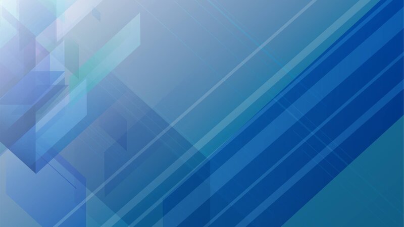 Blue Geometric Shapes — Calm, Abstract