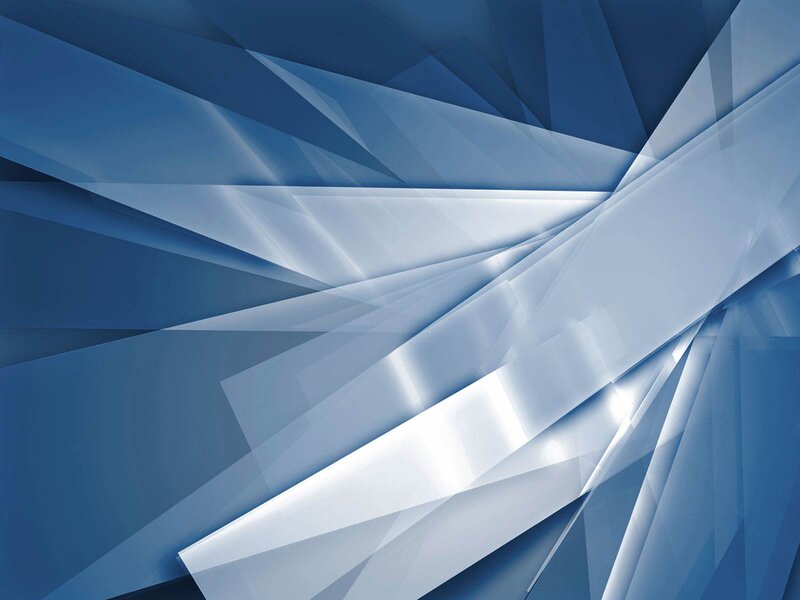 Blue Geometric Shapes — Calm