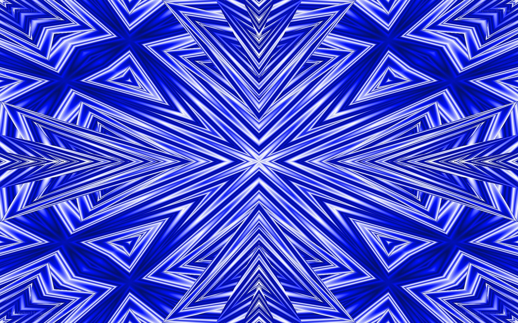 blue geometric star pattern