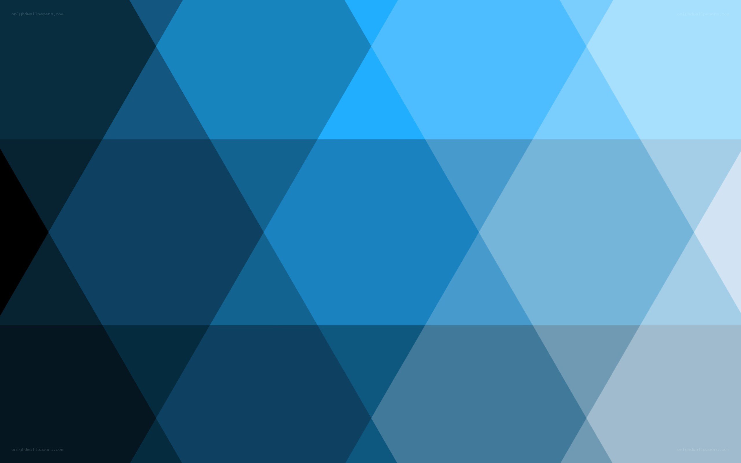 blue geometric triangle pattern