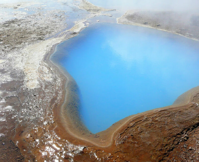 Blue Geothermal Pool — Natural