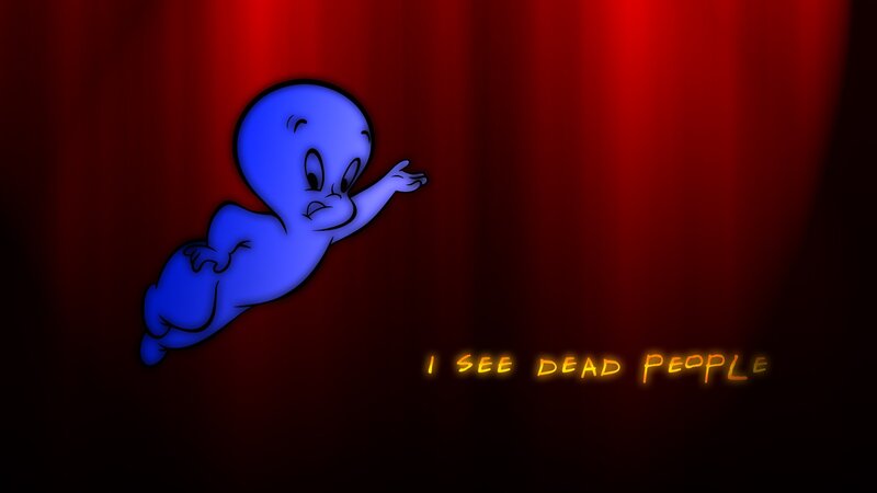 Blue Ghost Character — Red