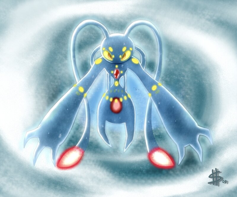 Blue Ghost-like Creature