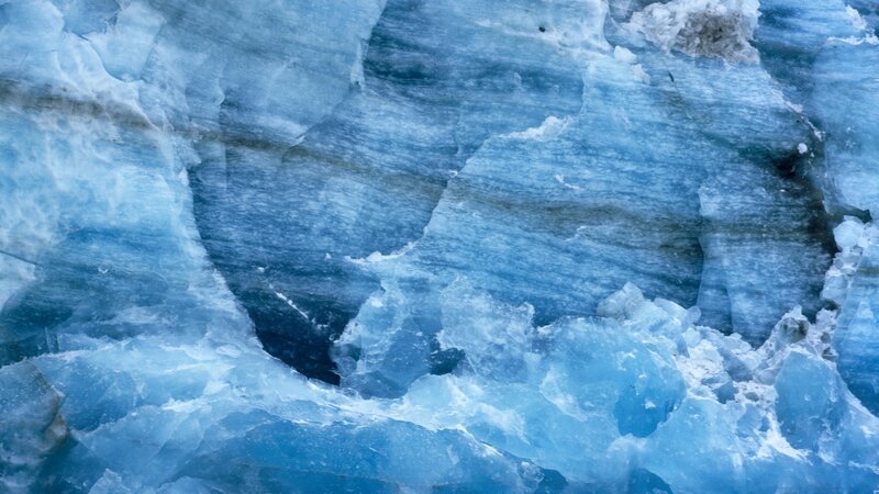 Blue Glacier Ice — Cold