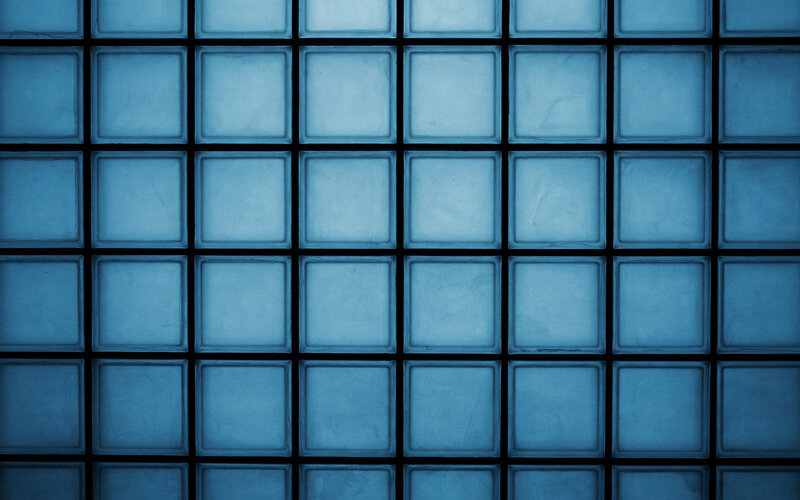 Blue Glass Blocks