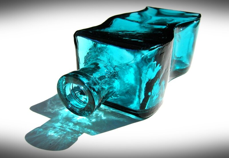 Blue Glass Bottle