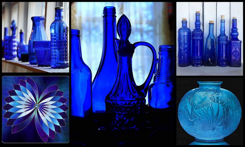 Blue Glass Bottles