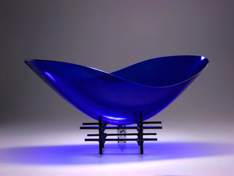 Blue Glass Bowl