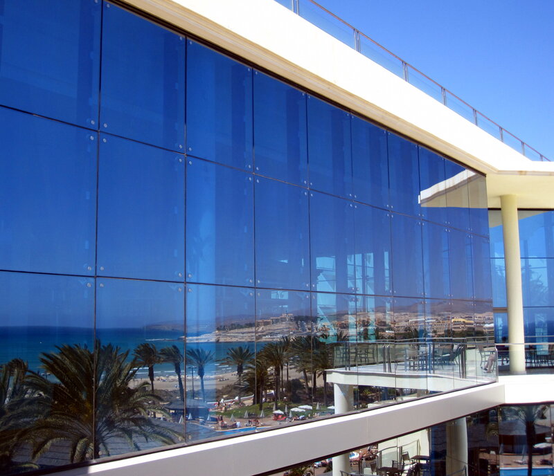 Blue Glass Building — Serene