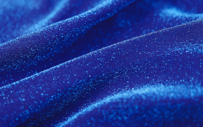 Blue Glitter Fabric