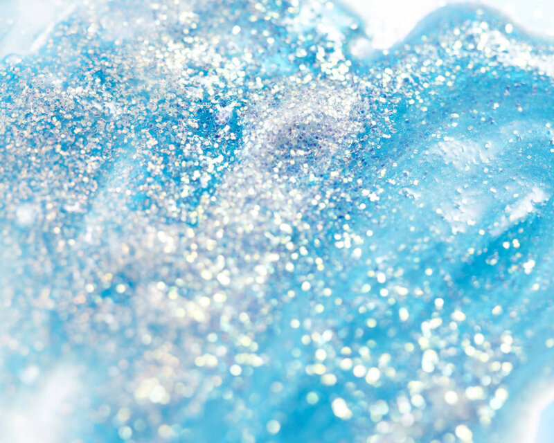 Blue Glitter Gel