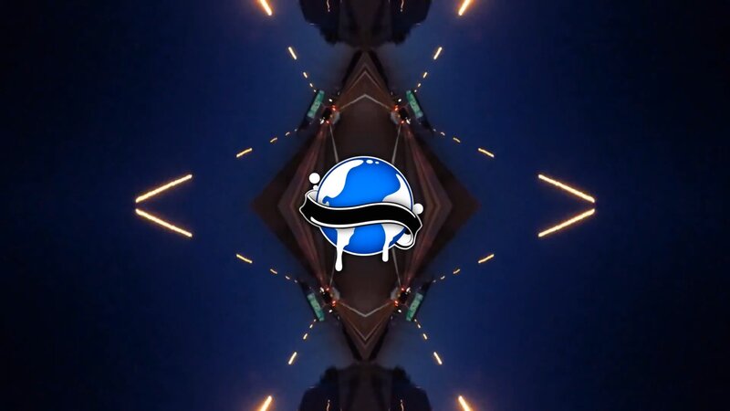 Blue Globe Logo — Dramatic