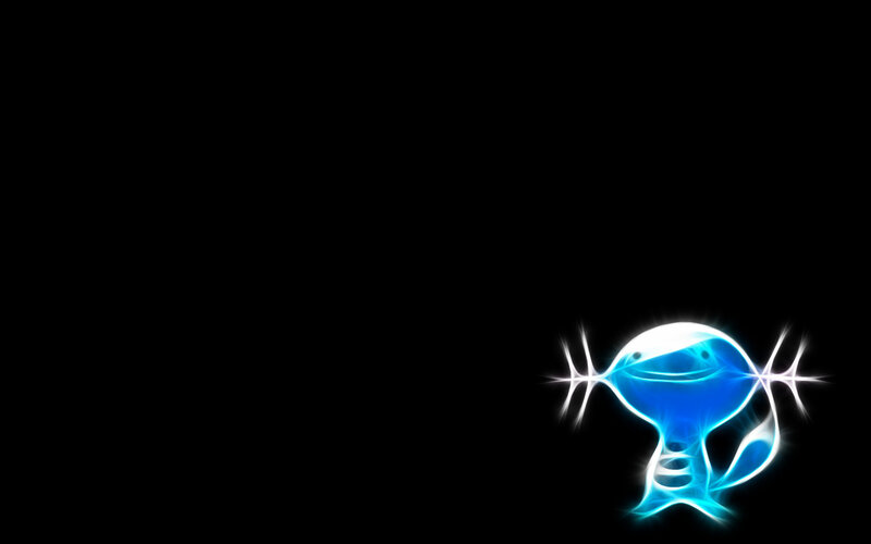 blue glowing creature icon