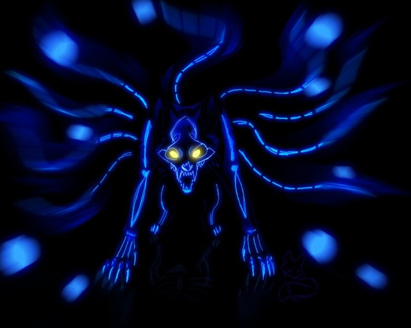 Blue Glowing Creature