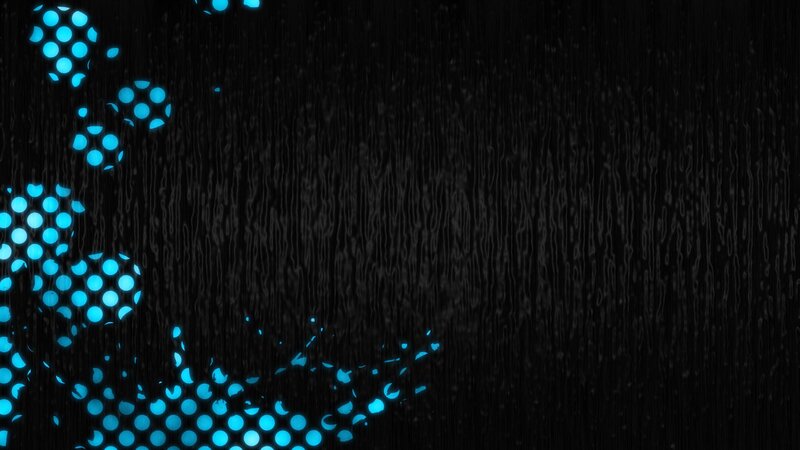 Blue Glowing Dots Pattern