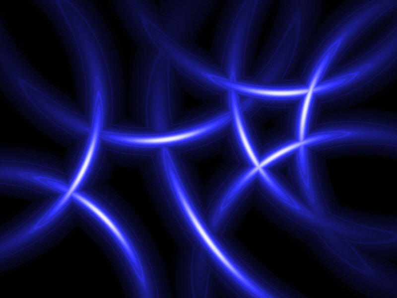 Blue Glowing Lines — Energetic