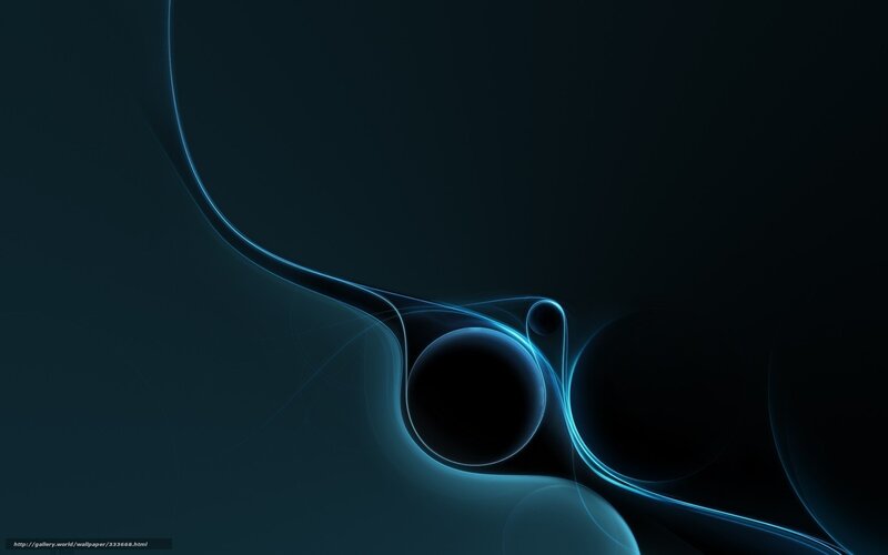 Blue Glowing Lines on Dark