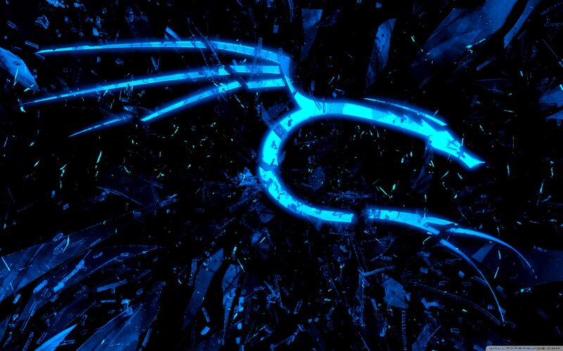 Blue Glowing Logo — Dark, Futuristic