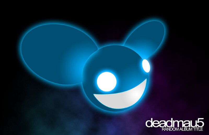 Blue Glowing Mouse Head