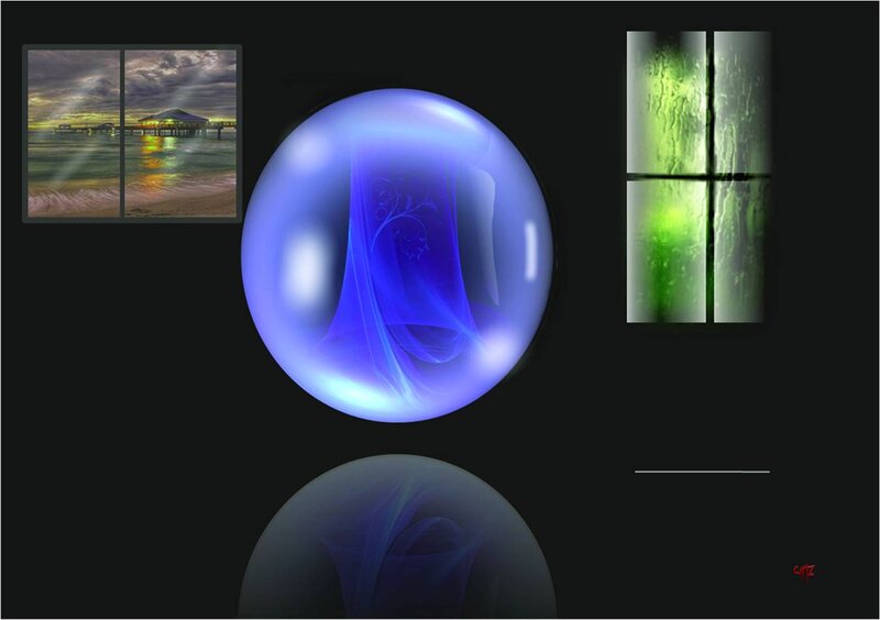 Blue Glowing Orb — Mysterious