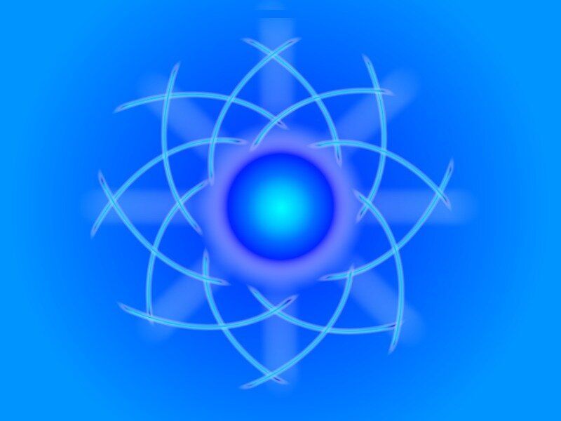 Blue Glowing Orb