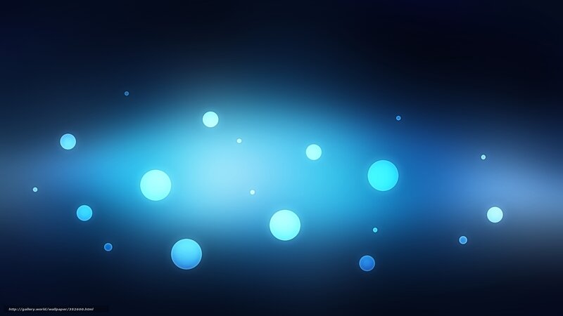 blue glowing orbs background