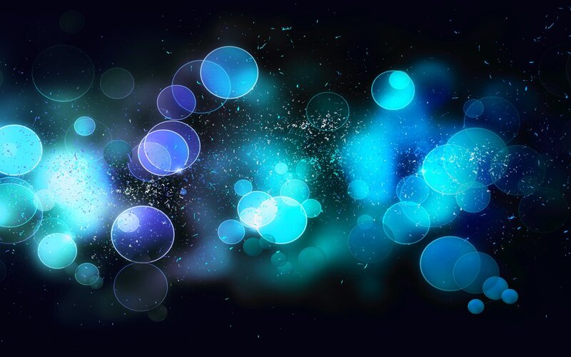 Blue Glowing Orbs