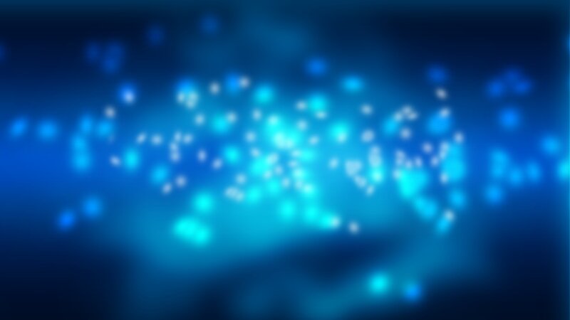Blue Glowing Particles — Calm, Abstract
