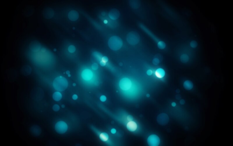 Blue Glowing Particles — Ethereal