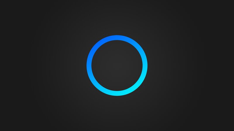 Blue Glowing Ring — Neutral