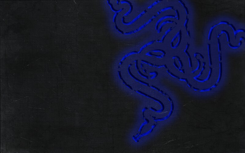 Blue Glowing Snake Logo