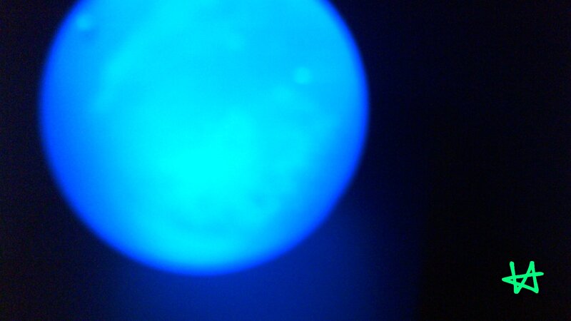 Blue Glowing Sphere — Mysterious, Night