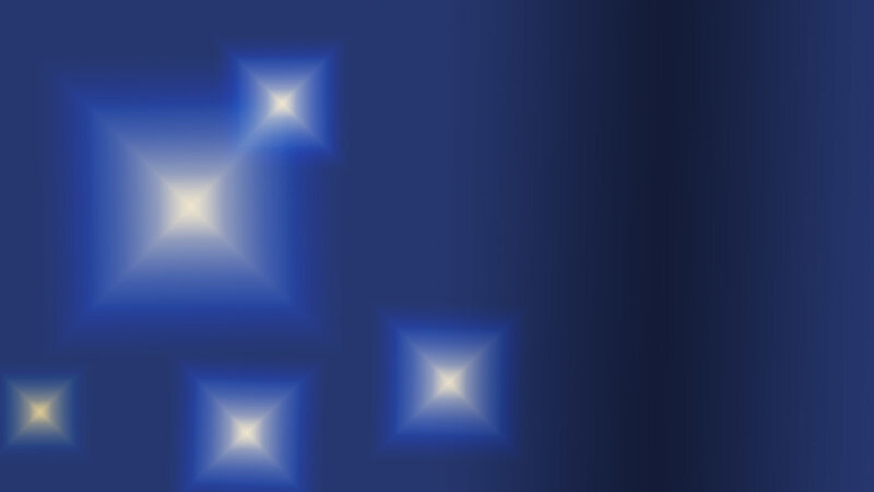 Blue Glowing Squares