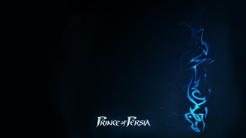 Blue Glowing Symbol — Black, Dramatic