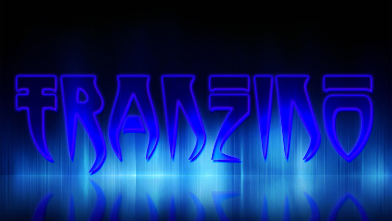 Blue Glowing Text