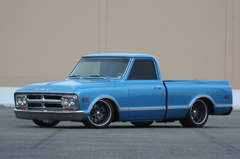 Blue Gmc Pickup Truck — Calm