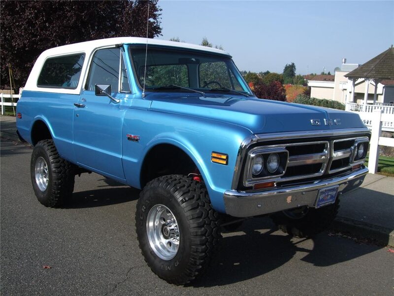 Blue Gmc Suv