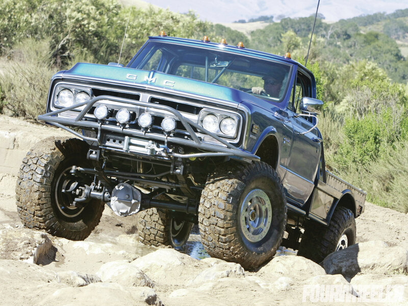 Blue Gmc Truck