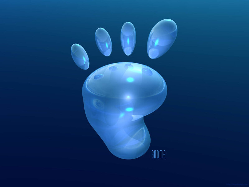 Blue Gnome paw print logo