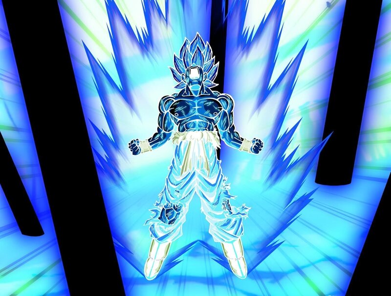 Blue-gold Armored Warrior