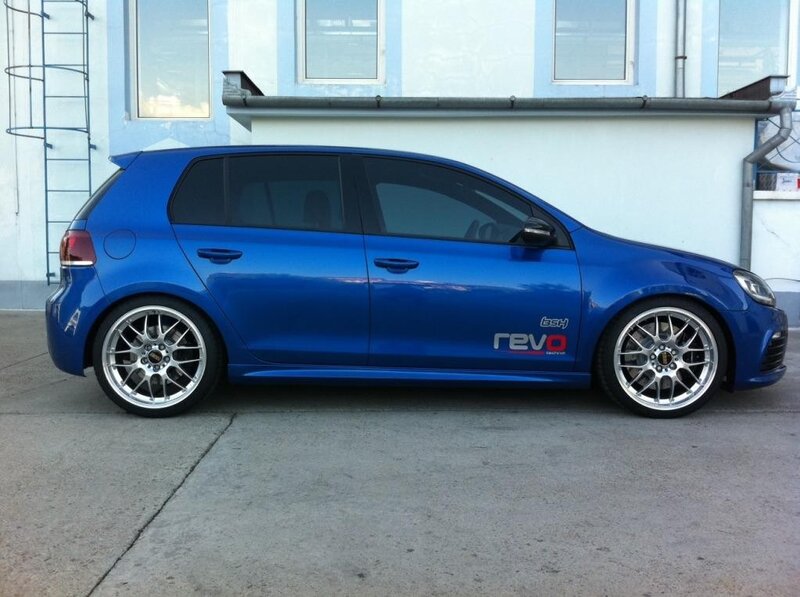blue golf hatchback car