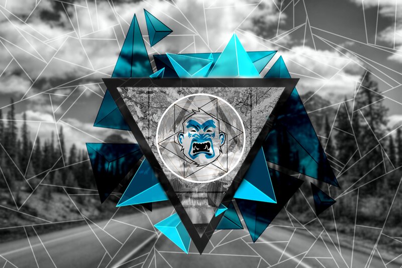 Blue Gorilla Head — Dramatic