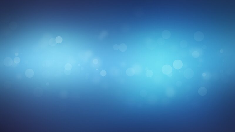 Blue Gradient Background — Calm, Abstract, Bokeh Lights