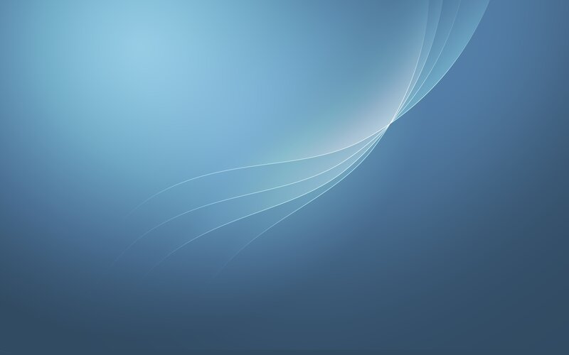 Blue Gradient Background — Calm, Abstract, Curved Lines