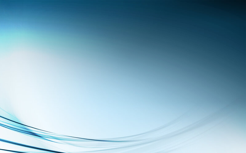 Blue Gradient Background — Calm, Abstract, Curved Lines, White