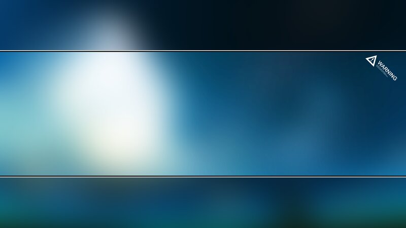 Blue Gradient Background — Calm, Abstract, Warning Sign
